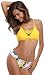 SHEKINI Mujer Conjunto de Bikini de Dos Piezas Almohadillas Bañador Estampar Trajes...