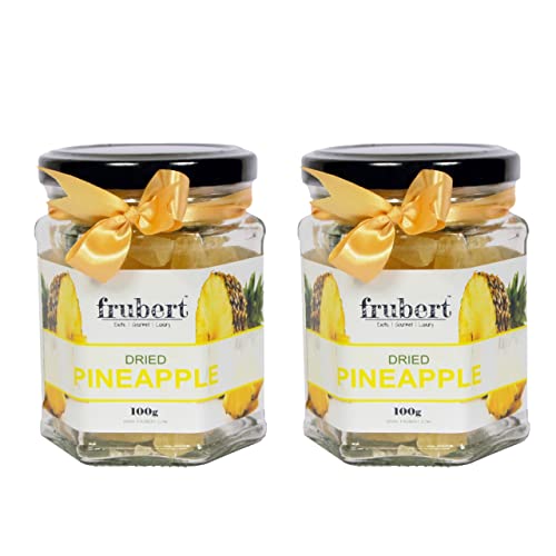 Frubert Thai Dried Pineapple Slice Fruit Jar -200 Grams Pack Of 2...