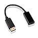 SIENOC Displayport DP Male to HDMI Female DP to HDMI Adapter Cable Video Audio Converter Color Black