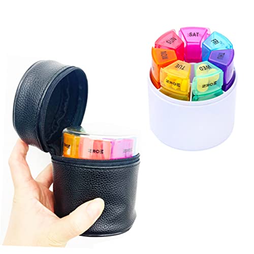 Estuches de rejilla semanal Ipetboom para almacenamiento de viaje y organizador del hogar 4