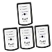ERINGOGO 4pcs Horn Phase Meter Audio Speaker Polarity Tester Phasemeter Tester Speaker Tester Bass Blockers for Speaker Phase Test Speaker Phasemeter Car Horn Checker Automatic Abs