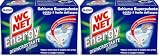 Wc Net - Energy Disincrostante, Detergente Anticalcare in Polvere per WC, Schiuma Autopulente, 4 Buste x 1 Confezione (Confezione da 2)