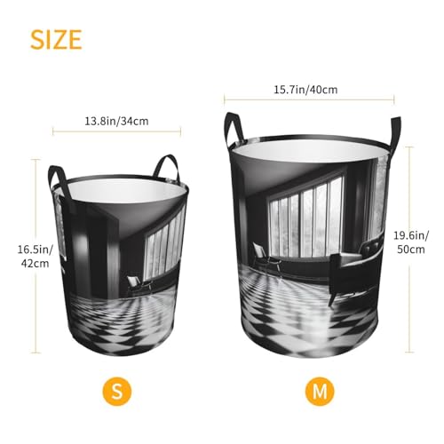 Panier à linge pliable autonome et imperméable pour optimiser l'espace du dortoir - 3