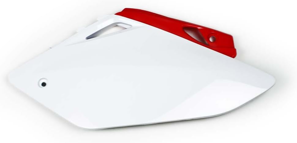 Factory Effex (11-75324 White/Red Plastic Side Panel