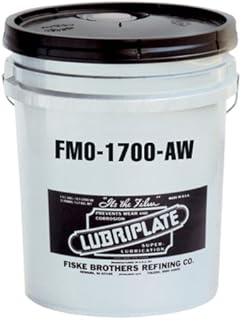 Lubriplate L0887-060 FMO-1700 AW Multi-Purpose, Food Grade USP White Mineral Oil, 5 Gallon Pail