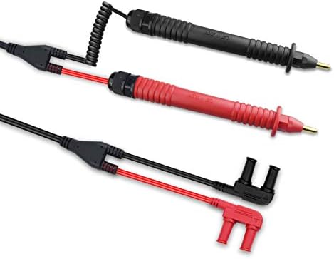 ZIBOO 9465-10 Pin Type 4 Terminal Probe Battery HiTester, Compatible with Hioki BT3554, BT3554-01, BT3554-10/11, BT3561, BT3562, BT3563 Handheld Battery Tester