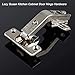 1 Pair 135 Degree Corner Kitchen Cabinet/Cupboard Folded/Folden Door Hinges for Combination with Screws
