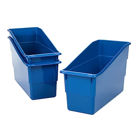 Image of Really Good Stuff Durable Book & Binder Holders 12-Pack, Blue