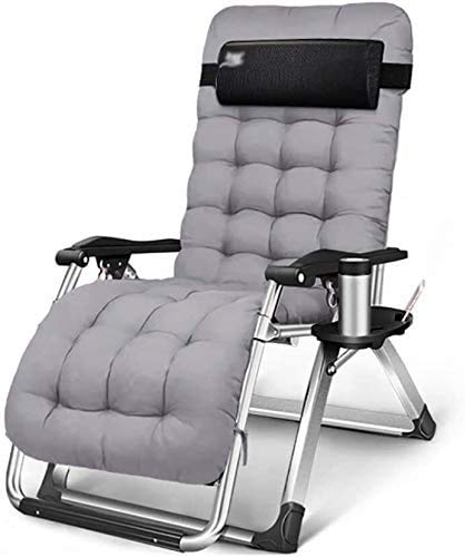 Chaise longue pliante pour pause déjeuner au bureau ou sieste au jardin