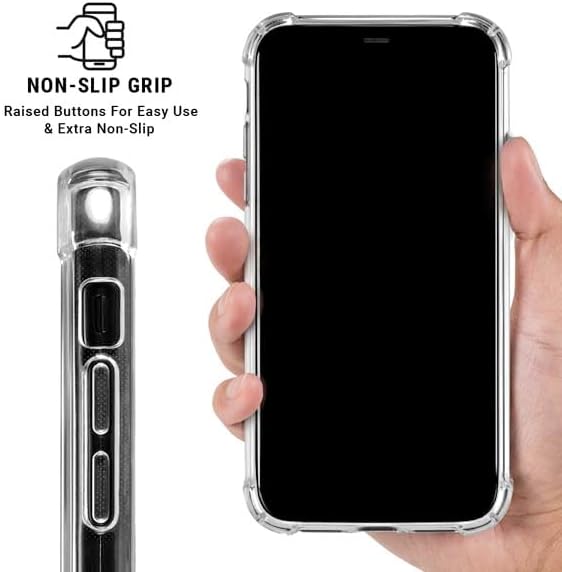 Skinit Clear Phone Case Compatible with iPhone 14 - Officially Licensed NFL Chicago Bears - Alternate Distressed Design