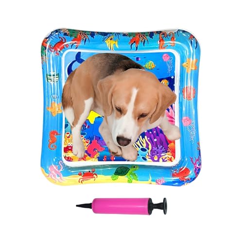 Alfombra de juego para niños - Alfombra de juego con sensor de agua | Alfombrilla Acquatic impermeable para bebés - Área fresca para interior suave Lavado de platos Suave Sensor refrescante para