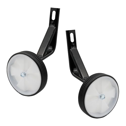 Image of Pair of Black Bicycle Auxiliary Wheel Children's Bicycle Accessories,Training Wheels Kids Bike Children Training Bike Wheel