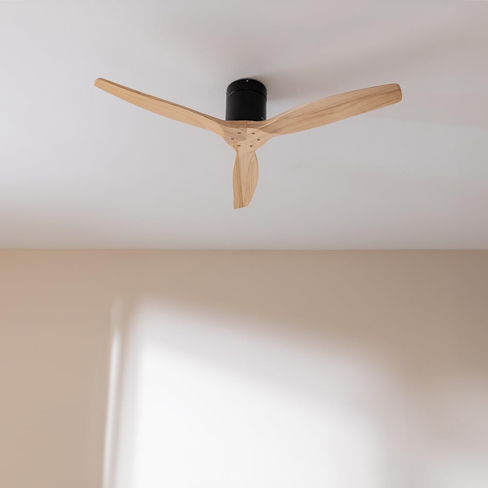 Cecotec Deckenventilator EnergySilence Aero 5400 Classic. 40W, 6 Geschwindigkeiten, Fernbedienung, leiser DC-Motor, 132cm Durchmesser, 3 aerodynamische Flügel, bis 8h Timer