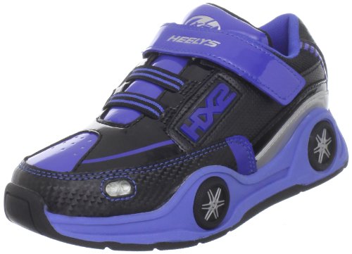 Heelys Spin Skate Shoe (Little Kid),Black/Blue/Silver,3 M US Little Kid by HEELYS - Used condition - US$27.54