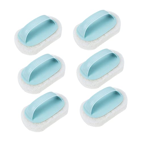 GALPADA 2sets BBQ Cleaning Brush Non-Slip Handle Grilled Rack Sponge Countertop Brush Grill Bristle 6pcs*2