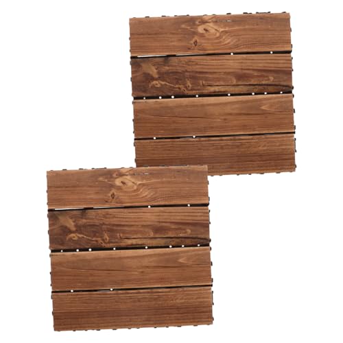 Carrelage de jardin résistant aux intempéries marron