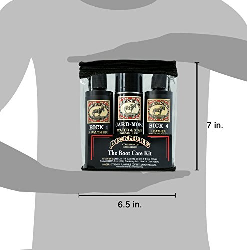 Bickmore Boot Care Kit - Bick 1 Bick 4 & Gard-More - Leather Lotion Cleaner Conditioner & Protector - For Cleaning Softening And Protecting Boots Shoes Handbags Purses Jackets And More #TOP6