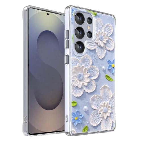 Image of Back Cover for Samsung Galaxy S25 Ultra Designer, Printed,Transparent,Flexible, Silicon -D3165