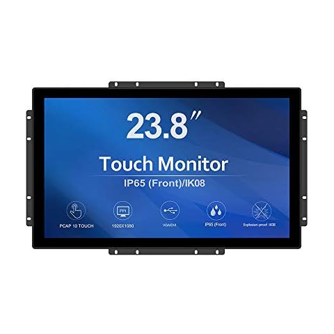Greentouch 23.8 Inch 10 Points Open Frame PCAP Touchscreen Monitor - Industrial Touch Display -16:9 -TFT LCD Cover