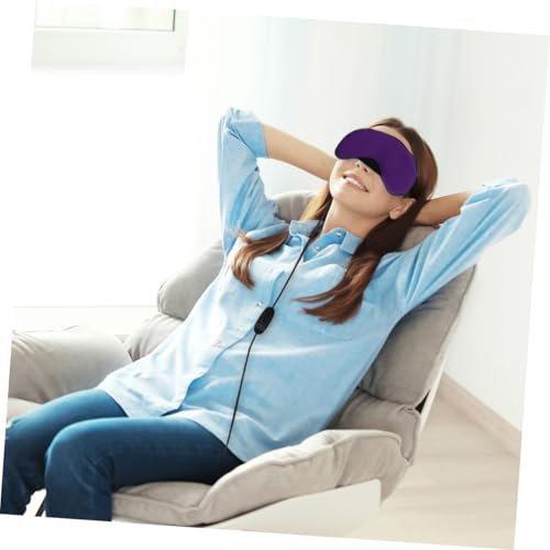 Masque de sommeil chauffant USB pour apaiser vos yeux fatigués - 2
