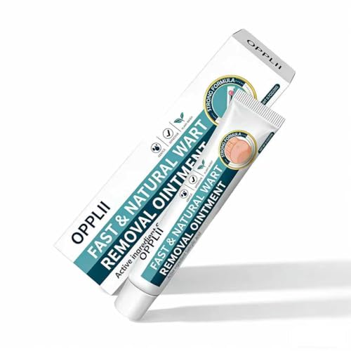 opplii Wart Removal Ointment with 17% Salicylic Acid Extra Strength Wart Remover Cream for Plantar Common & Flat Warts on Hands & Feet