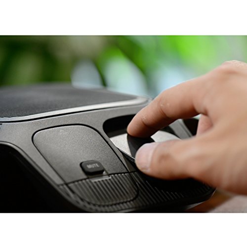 VTech VCS704 ErisStation DECT 6.0 Conference Phone with Four Wireless Mics using Orbitlink Wireless Technology ,Black