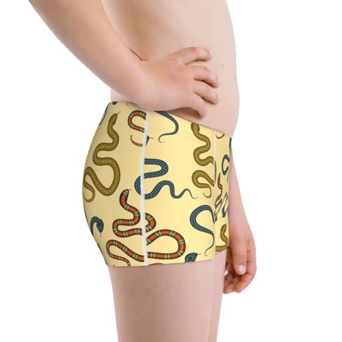 Boys' Cotton Boxer Brief Soft Underwear-Various Snake2