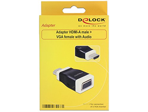 Delock 65586 Cavo Di Interfaccia E Adattatore HDMI-A Vga Nero, Bianco - 2