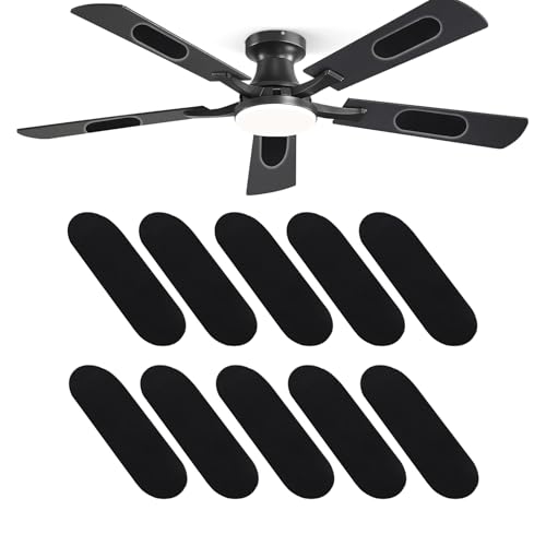 10 Pack Fan Filters for Ceiling Fan Blades, Fan Blade Air Purifier Pads