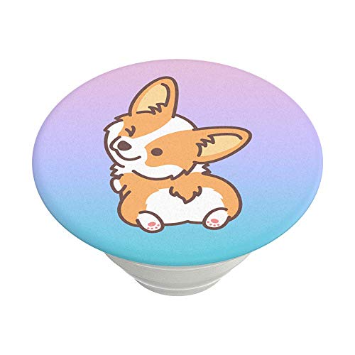 Image of PopSockets Adhesive Phone Grip, Holder- Cheeky Corgi