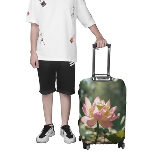 Housse de valise à fleurs M pour bagage de 48 à 81 cm