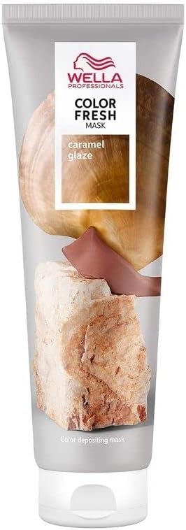 3 x Wella Professionals Color Fresh Semi-Permanent Hair Mask 150ml – Caramel Glaze