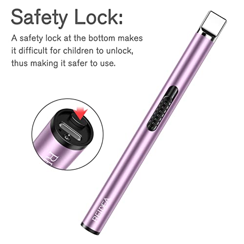 image for REIDEA Electronic Candle Lighter - USB Rechargeable with Security Lock