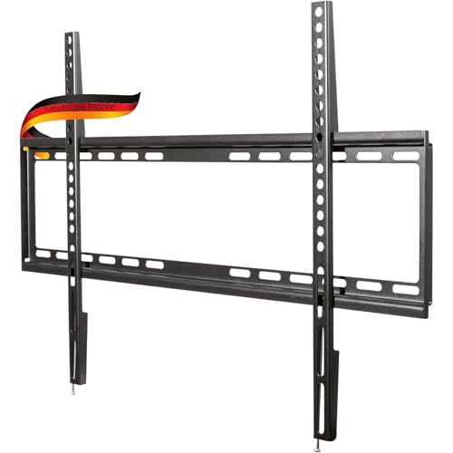 SCHWAIGER 9345 Soporte de Pared para TV 37-80 Pulgadas Soporte para TV Suspensión para TV máx. 45 kg máx. Norma VESA 600x400 Negro Incl. Accesorios de Montaje