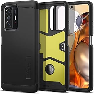 Spigen Tough Armor Case Compatible with Xiaomi 11T Pro and Compatible with Xiaomi 11T - Black