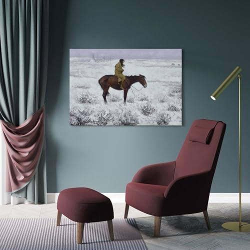 Affiche d'art Frederic Remington pour habiller un mur vide