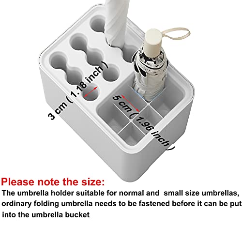 image for YIVIYAR Umbrella Holder Stand, Free Standing Umbrella Rack with Drip T