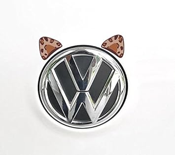 Amazon Co Jp ヒョウ猫耳車ロゴデカール 自動トランクステッカー ドアハンドル車デカール 車 バイク