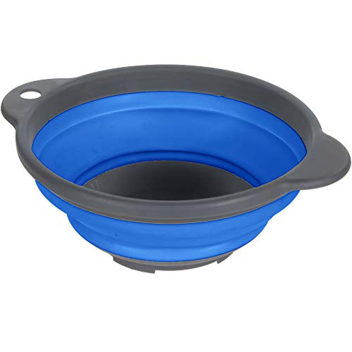 Regatta TPR Folding Bowl Set of 4 Oxford Blue