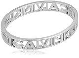 calvin klein armreif beyond  Calvin Klein Unisex-Armreif Edelstahl M Silber 32012745
