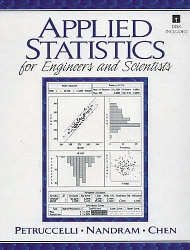 Applied Statistics for Engineers and Scientists 0135659531 Book Cover