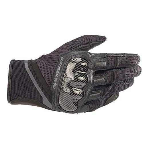 Alpinestars Chrome Motorcycle Gloves Black/Grey M