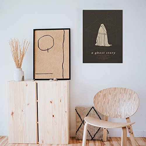 Horror Movie Posters A Ghost Story Posters & Prints Wall Art Paintings Canvas Wall Decor Home Decor Living Room Decor Aesthetic 12X16Inch(30X40Cm) Unframe-Style #TOP6