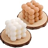 Bubble Candles Gifts for Women & Men, Coffee Scented for Coffee Table Bookshelf Bathroom Shelf Decor