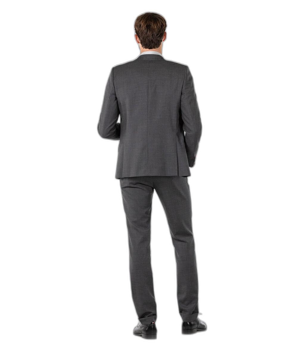 El Ganso Pantalón Traje Ojo de Perdiz Gris Coordinado