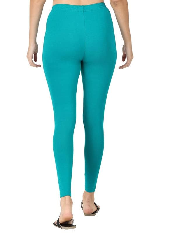 Image of Robinbosky Premium Stretchable Cotton Ankle Legging for Women | Suitable for Formal wear & Casual wear | High-End Elastic Makes The Leggings Squat Proof and Durable for Travel, Yoga, & Workout.