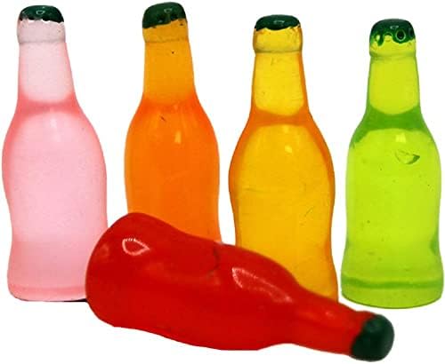 Melody Jane Dolls Houses Dollhouse 5 Fizzy Soda Pop Bottles Miniature Pub Shop Kitchen Accessory 1:12 image 3