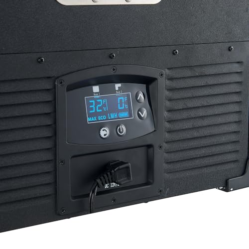 Image of Explorer Bear 12 Volt Refrigerator 12V Car Fridge 12 /24V DC 110-240V AC Portable Freezer Compressor Cooler 0℉-50℉ 3-Year Warranty for Truck Van RV SUV Boat Trailer Travel Road Trips Camping