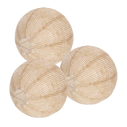 Garneck 3個丸型吊り下げランタン 布製ランプシェード 和風ランタン風ファブリックカバー 折りたたみ式 軽量 簡単設置 春祭り誕生日会装飾向