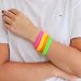 Extiff Juego de 10 Pulseras de Caucho de Silicona, Personalizables, 20 Colores...
